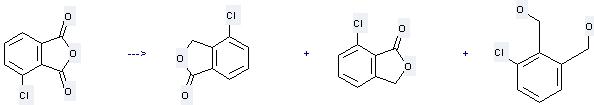 1(3H)-Isobenzofuranone,4-chloro- can be prepared by 3-Chloro-phthalic acid anhydride. 